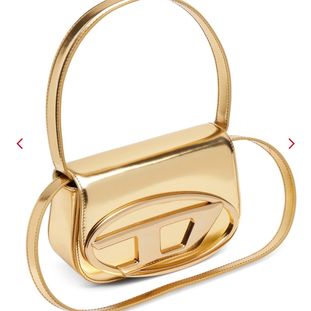 Diesel Bag - 1DR-Iconic shoulder bag in mirrored leather - 💯 Authentic